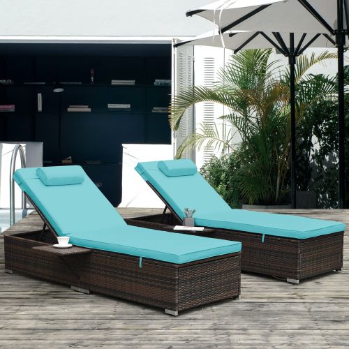 Outdoor Patio Chaise Lounge Chair,Lying in bed with PE Rattan and Steel Frame,PE Wickers Outdoor Patio Chaise Lounge Chair,Lying in bed with PE Rattan and Steel Frame,PE Wickers