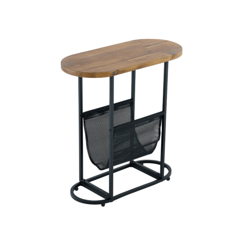 Oval Small Side Tables Living Room Small Space with Storage Space